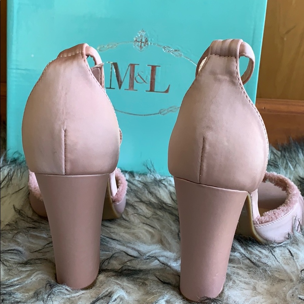 Pink Fringe Accent Sandal - Picture 7 of 8